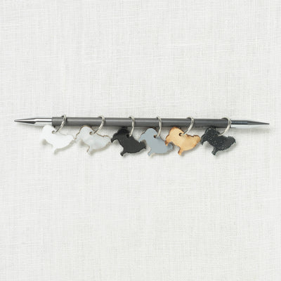 Katrinkles Acrylic Sheep Stitch Marker Set, 6 ct.