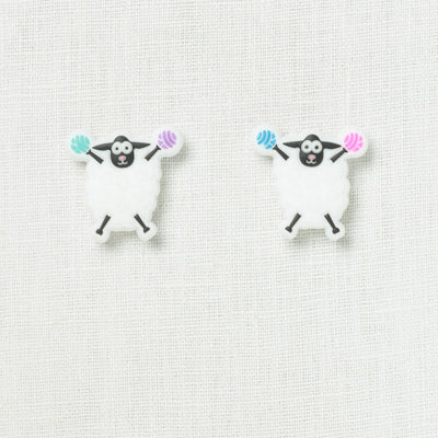 Fox & Pine Small Needle Stitch Stoppers, Cheerful Sheep