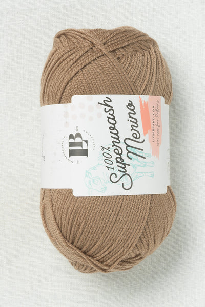 Lion Brand Superwash Merino 122N Mushroom